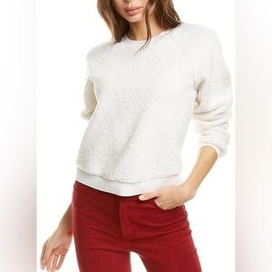 ALICE + OLIVIA Faux-Shearling Sweater Size Medium